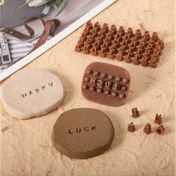 Resim 1 set seramik/polimer/kil/sabun için uygun, harf damgaları, sayı damgaları, sembol damgaları, kabartma baskı damgaları, DIY el yapımı sabun kalıpları, alfabe ve rakam kalıpları 