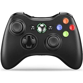 Resim Siyah-gamepad Xbox 360 İçin Kablosuz Titreşim Joystick Microsoft Pc Konsolu İçin Windows 7 8 10 Oyun Denetleyicisi İle Uyumlu 