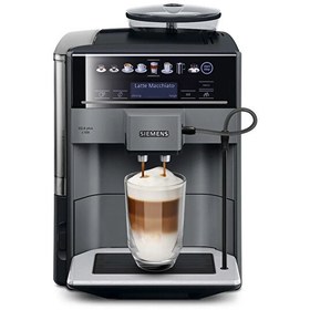 Resim Siemens SİEMENS TE651209RW Tam Otomatik Kahve Makinesi EQ6 plus s100 Elmas titanyum metalik 