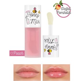 Resim Missha A'pieu Honey & Milk Light Peach Lip Oil 
