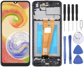 Resim Samsung A04 Uyumlu Lcd Ekran Dokunmatik Çıtalı SM-A045 