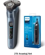 Resim Philips Series 8000 S8692\u002F35 Aquatouch Islak Kuru Tıraş Makinesi + NT1650 Kulak-Burun Tüy Kesme Makinesi Set 