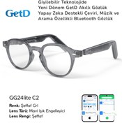 Resim Get D GETD GG24liteC2 Akıllı Gözlük – Çeviri, Müzik ve Arama Özellikli Bluetooth Gözlük 