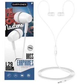 Resim mirora shopping L29 Platoon Bass Earphones Kulaklık Beyaz 