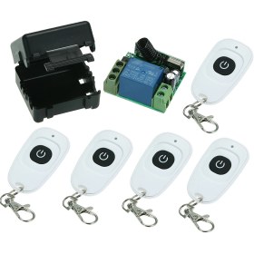 Resim Padalink 12v Dc 1 Kanal Kasa Tipi Kontrolör + 5 Adet Kumanda - Kapı Kilidi, Motor, Led Ve Ev Aletlerini Kablosuz Kumanda İle Kontrol Edin Model: Ak-rk01-12+ak-yd-1 5 