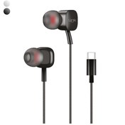 Resim Linktech H16 Type-C Stereo Kulak içi Kablolu Kulaklık Linktech