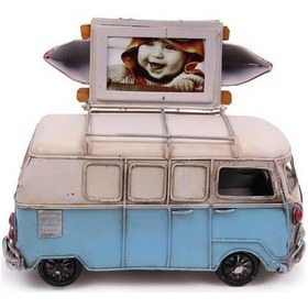 Resim Himarry Dekoratif Metal Minibüs Çerçeveli Ve Kumbaralı Knm-0910e-1371 