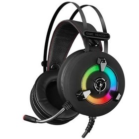 Resim Rampage Miracle-X2 PLUS Siyah RGB Led 7.1 Surround Sound System Gaming Mikrofonlu Oyuncu Kulaklığı 