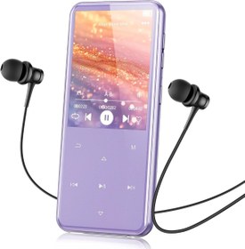 Resim AGPTEK 64 GB MP3 Çalar, Bluetooth 5.3, HiFi Ses, FM Radyo, 2,4 inç TFT Ekran 