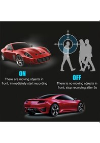 Resim 4.7 İnç Aynalı Ön-arka Kameralı Dvr 9 Metre Kablolu / Gupr98-1 