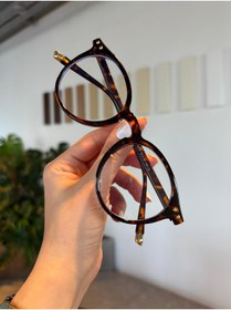 Resim funeyes Leopar Desenli Olips Ekran Ve Okuma Gözlüğü Bilgisayar Korumalı Dinlendirici Gözlük Optik Cam Uyumlu 