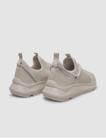 Resim Cabani Triko Bej Kadın Spor Ayakkabı 