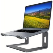 Resim Dashanshop Ayarlanabilir Yükseklikli Ve Soğutuculu Gri 10 13 Inç Alüminyum Dizüstü Bilgisayar Standı 