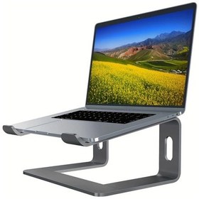 Resim Dashanshop Ayarlanabilir Yükseklikli Ve Soğutuculu Gri 10 13 Inç Alüminyum Dizüstü Bilgisayar Standı 