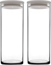 Resim 43756 2 Adet Breakfast Club Beyaz Kapaklı Kavanoz 1230 Cc Beyaz 