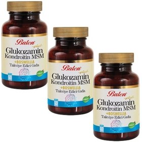 Resim Balen Glukozamin Kondroitin Msm+ Boswellia 1200 MG 120Tablet 3 Adet 