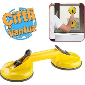 Resim Lidyahan Store Vantuz Cam Vakumlu Fayans Ahşap Tutucu Taşıma Araba Kaporta Göcük Çektirme 2'li Plastik 