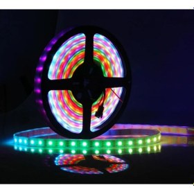 Resim 12 Volt 3 Çipli 5050 Dış Mekan IP65 RGB Şerit Led M/60 Led 5 Metre 