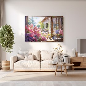 Resim Bahar Günü Çiçekleri - 90x60 