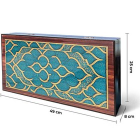 Resim Biggdesign Oriental Tavla Mıknatıslı MDF Kasa Çizilmez Zemin 2 Kat Vernik Cilalı 