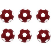 Resim Suntek 6 Adet 32mm Masa Futbol Langırt Koyu-kırmızı-1,25-inç 