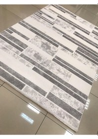 Resim Padişah Halı Polo 74778 095 Serisi Akrilik Salon Oturma Yatak Odası Halısı Gri 