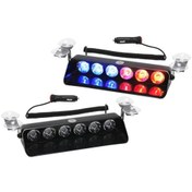 Resim S6 Led Mavi - Kırmızı Çakar Modül Mercekli Çakmaklık Girişli 