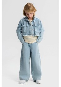 Resim Nk Kids Kız Çocuk Pamela Ceket Nk-31706 Mavi 