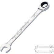 Resim INURA GLOBAL İzeltaş 0340 Cırcır Kombine Anahtar 18 mm 