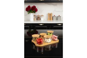 Resim Bambum Lincoln - 13 Parça Cam Kahvaltılık Takımı 