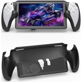 Resim Cbtx Ps5 Portal İçin Jys-p5191 Tpu Koruyucu Kılıf Oyunu Konsolu Kickstand İle Anti Damla Kabuğu Siyah 
