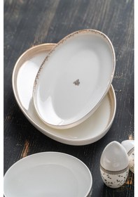 Resim Acar Serafina 12 Kişilik 57 Parça Porselen Yemek Takımı 