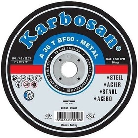Resim Karbosan Metal Kesici Taş 230X3X22 1 Adet 