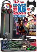 Resim WARBOX Gopo Xeon X5650 32gb Ram 256gb Ssd 250gb Hdd R7240-4gb E.kartı 20"Monitör Gaming Pc 