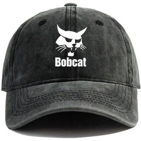 Resim Qianyi Bobcat Beyzbol Şapkası Erkek Kadın Ayarlanabilir Retro Açık Yaz Şapka Mz-287 Açık Gri Ayarlanabilir 