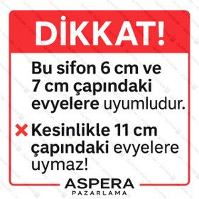 Resim DESIPHON ‘S’li Körüklü Sifon | Koku Önleyici, Esnek Bağlantılı, Kolay Montajlı Lavabo Sifonu 