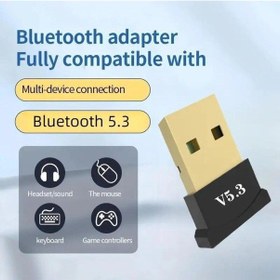 Resim Masaüstü,dizüstü Bilgisayar Bluetooth Aparatı Mini V5.3 Usb Bluetooth Dongle 5.3 Bluetooth Adaptör 