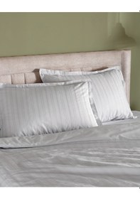 Resim Madame Coco Nicole Çift Kişilik %100 Pamuk Armürlü Nevresim Takımı - Açık Gri Gri 