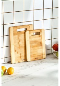 Resim Karaca Lowell Bamboo 2'li Pro Kesme Tahtası 