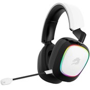 Resim GameBooster WBH23W Nemesis PRO RGB Wireless 2.4G - BT Beyaz Gaming Kulaklık 