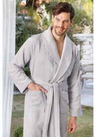 Resim Camellia Happy Set Bornoz Takımı Gri-pembe Pembe - Gri 