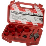 Resim YNT İthalat Bi-metal Panç Takımı - 13`lü Set (19-64 Mm), Ahşap İçin, Çantalı 