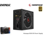 Resim Rampage Rgb-550 80plus Gold 550w Full Modüler Rgb Güç Kaynağı 