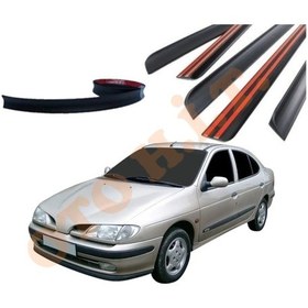 Resim Renault Megane 1 Uyumlu Bagaj Üstü Spoiler Mat Siyah 