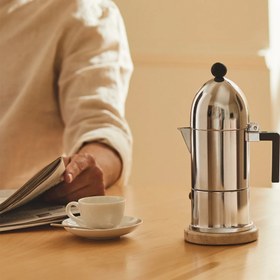 Resim La Cupola Siyah Moka Pot (3 cup) 