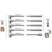 Resim Doduco 7740 Bujı+bobın Kablosu Favorıt 1,3 8v 90 94 Formen 91 95 Pıckup 92 97 