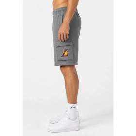 Resim Nike Nba Cargo Shorts Los Angeles Lakers Club Courtside Erkek Pamuklu Kargo Şort Gri 