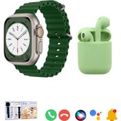 Resim BYRTECH T20 Watch Ultra 2 4 Kordonlu Akıllı Saat + 2. Nesil Tws i12 Bluetooth Kulaklık İkili Paket 