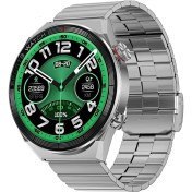 Resim Dt3 Mate Çift Kordon Titanyum Kasa Kordon Akıllı Saat Watch Siri Nfc Gps 