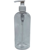 Resim Alsun 1 Adet 400 Ml Sıvı Sabunluk Beyaz Pompalı Boş Şişe 